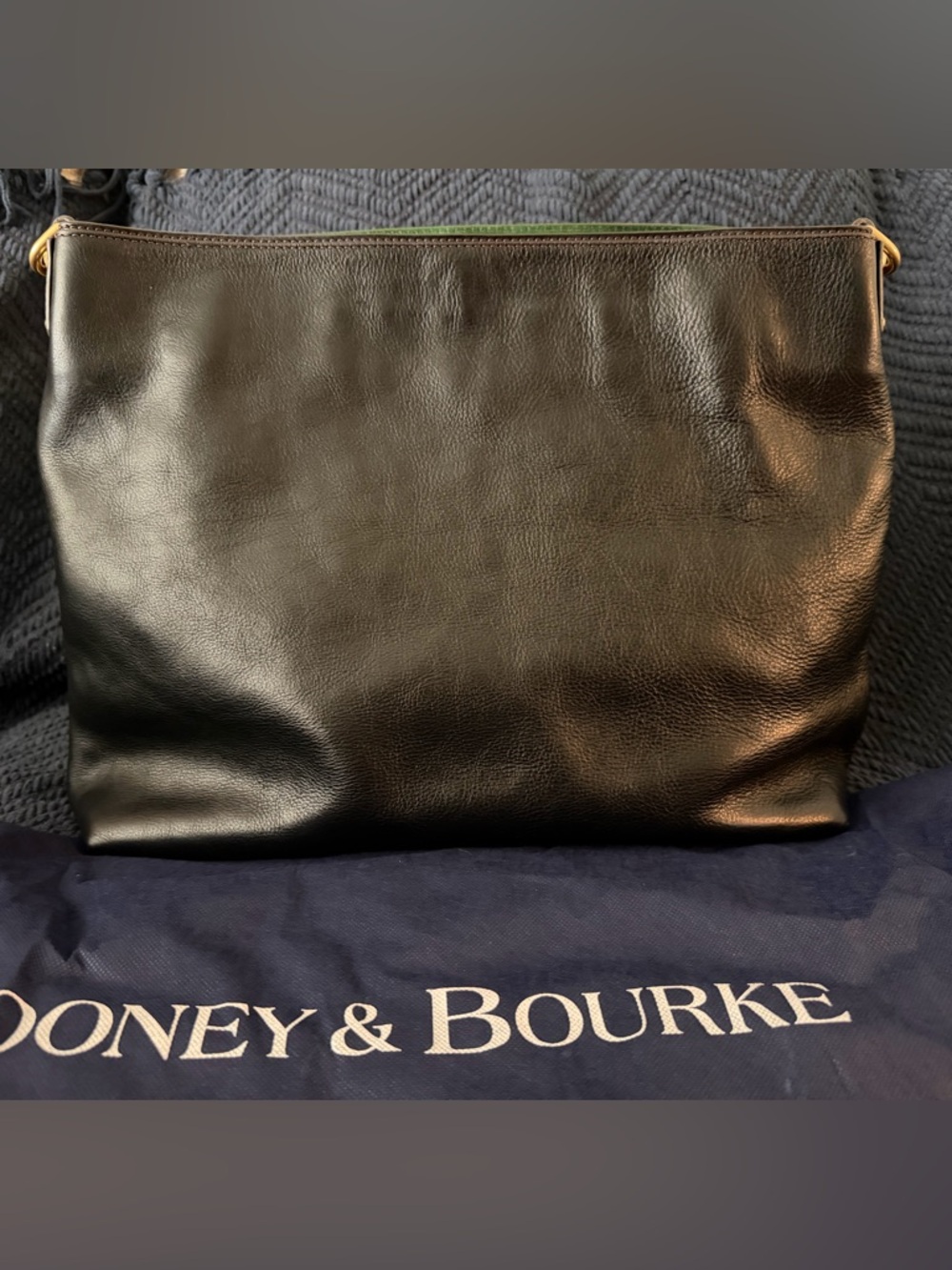 Dooney Bourke Bag Florentine XL Black Courtney Sac Hobo Shoulder Handbag - Picture 4 of 14